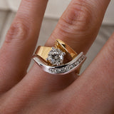 Bicolore Anello Artistico