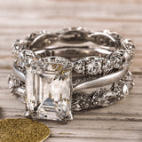 Anello Strato Vintage in Argento Brillante