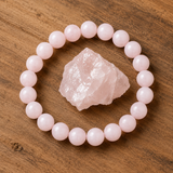 Bracciale in Cristallo Rosa per Amore, Gioia e Calore Emotivo