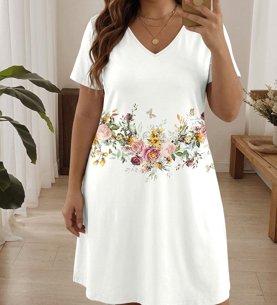 Colette - Vestido Estampado de Flores