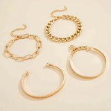 Set di Bracciali Elan Mercer | Oro