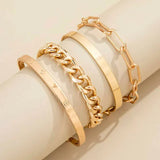Set di Bracciali Elan Mercer | Oro