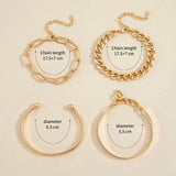 Set di Bracciali Elan Mercer | Oro