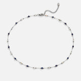 Collana di Pietre Perlate Silver Lulu Midnight