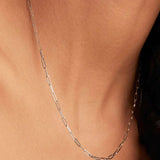 Neralia™ - Collana Elegante in Oro Bianco