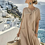 Fleur™ Abito Elegante con Tasche