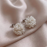 Orecchini Classici con Perle Intarsiate
