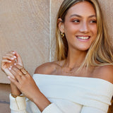 Orecchini a cerchio in oro Valentina