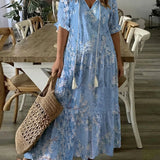 Rosalind – Abito lungo boho dalla vestibilità morbida