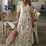 Rosalind – Abito lungo boho dalla vestibilità morbida