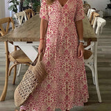 Rosalind – Abito lungo boho dalla vestibilità morbida