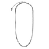 Riflessa™ - Collar de Oro Blanco con Eslabón Plano