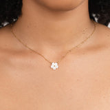 Collana Fiore Bianco