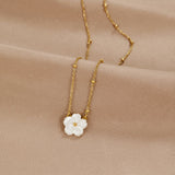 Collana Fiore Bianco