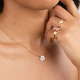 Collana Fiore Bianco