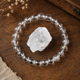 Bracciale in Quarzo Chiaro per Chiarezza, Serenità ed Energia Positiva
