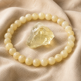 Bracciale in Quarzo Citrino per Abbondanza, Gioia e Positività